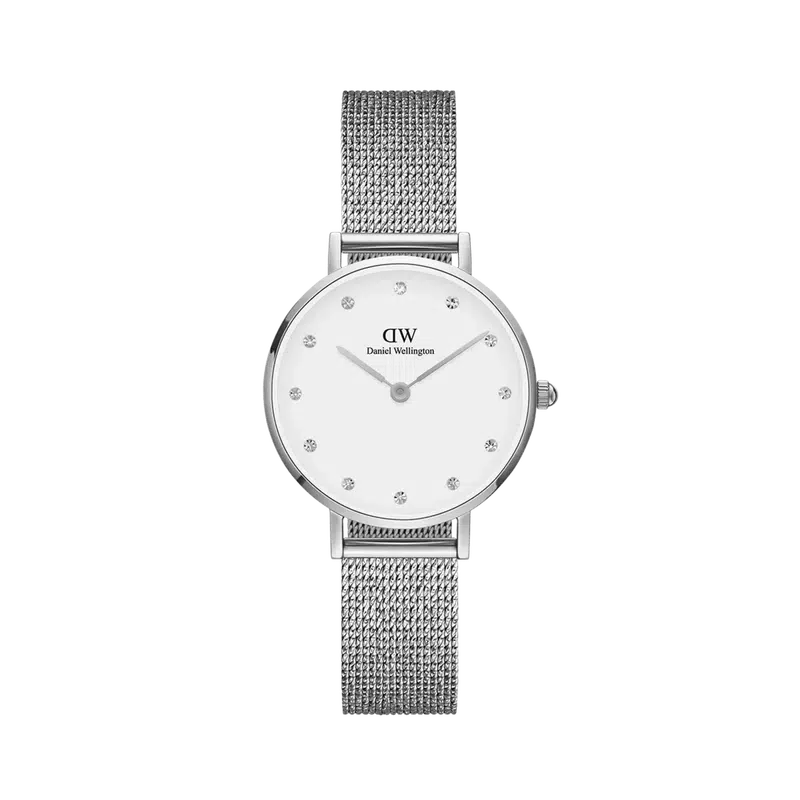 Daniel Wellington Petite Lumine Pressed Sterling Silver Watch 28mm