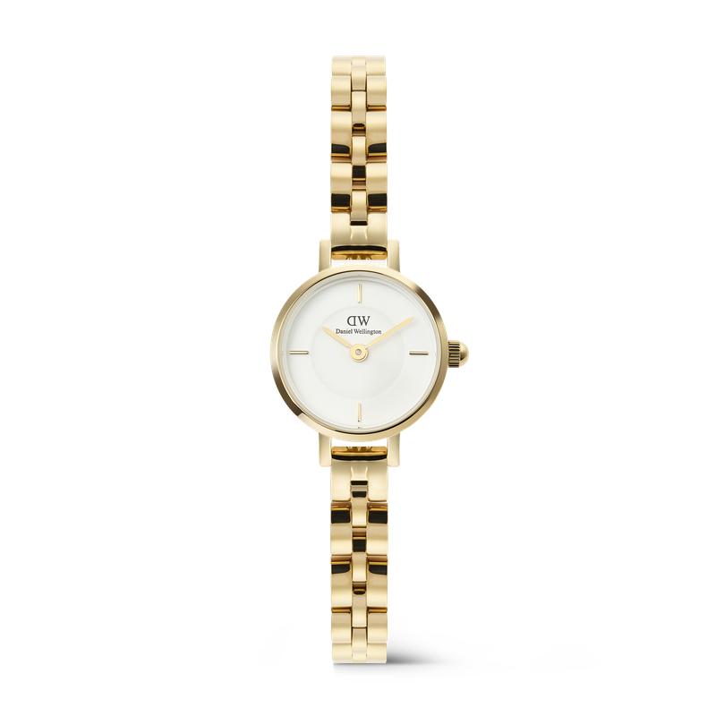 Daniel Wellington Petite Mini Arch 3‑Link Gold Watch