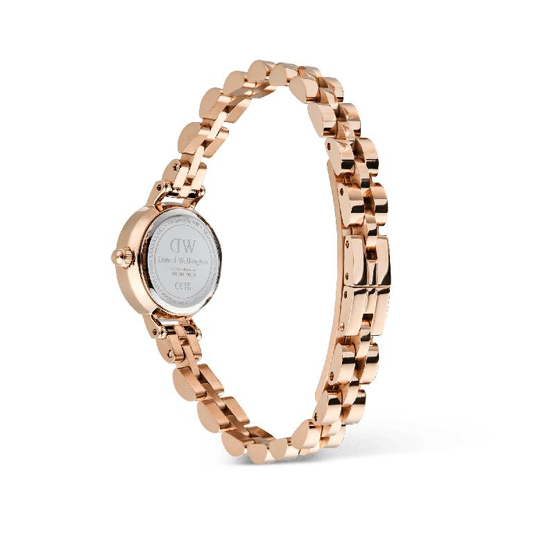 Daniel Wellington Petite Mini Arch 3-Link Rose Gold Watch
