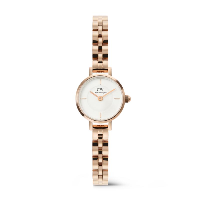 Daniel Wellington Petite Mini Arch 3-Link Rose Gold Watch