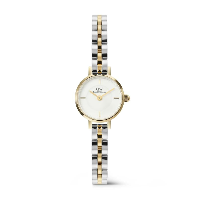 Daniel Wellington Petite Mini Arch 3-Link Two Tone Gold Watch