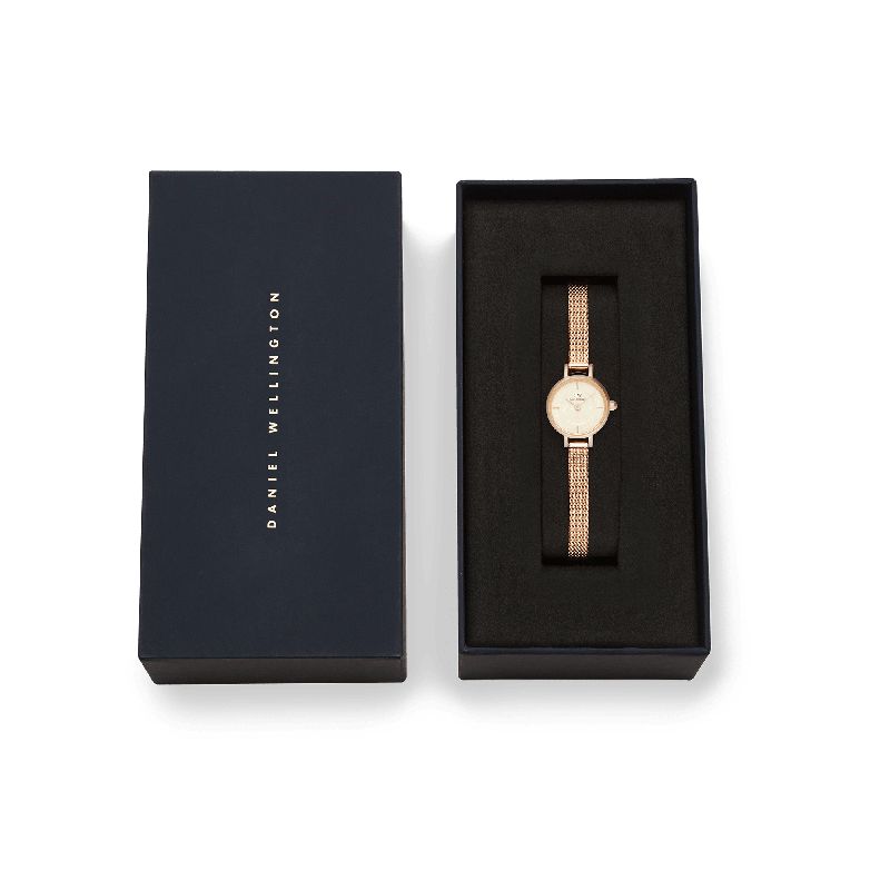 Daniel Wellington Petite Mini Champagne Melrose Watch 19mm