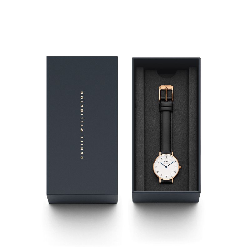 Daniel Wellington Petite Roman Numerals Sheffield Rose Gold 28mm Watch