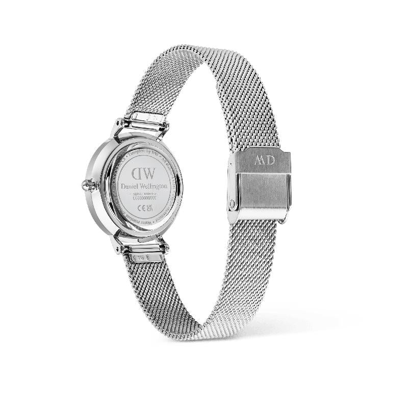 Daniel Wellington Petite Silver Roman Numerals Date Watch