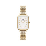 Daniel Wellington Quadro Lumine 5-Link Melrose Ever Gold 20x26mm Watch