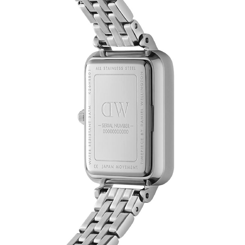 Daniel Wellington Quadro Lumine Bezel 5-Link Arctic 26mm