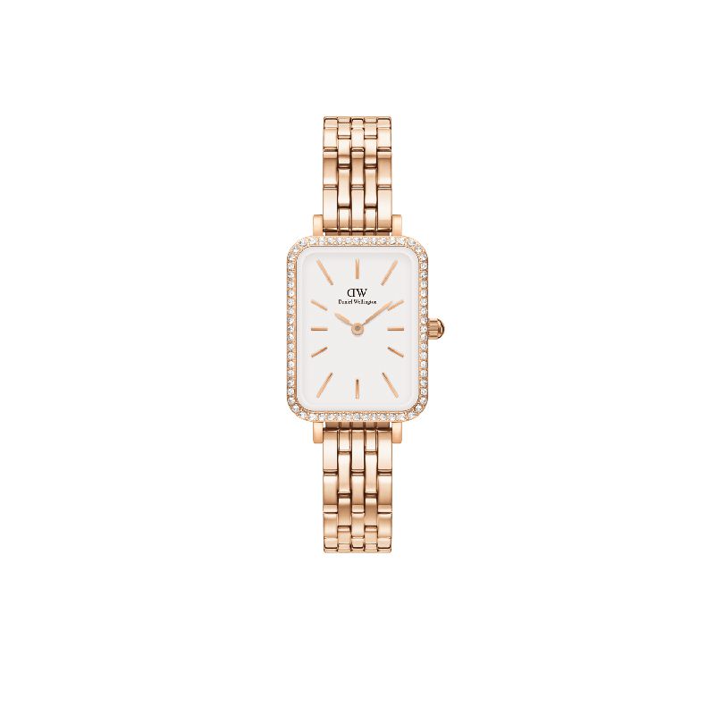 Daniel Wellington Quadro Lumine Bezel 5-Link Melrose