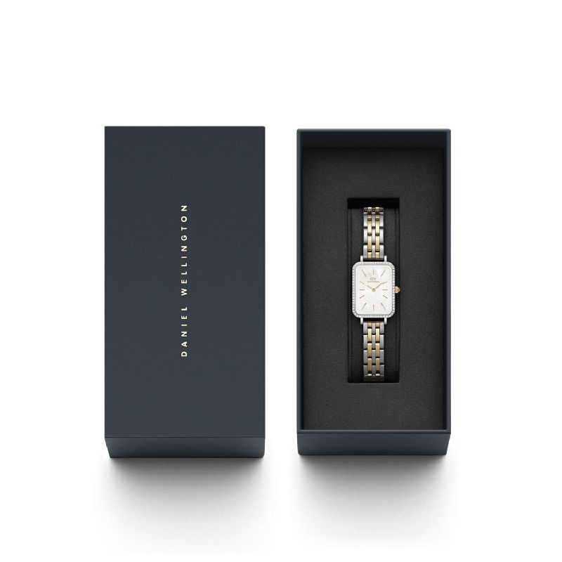 Daniel Wellington Quadro Lumine Bezel Two-Tone MOP 26mm