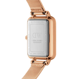 Daniel Wellington Quadro Lumine Pressed Piano Rose Gold Watch 20x26mm