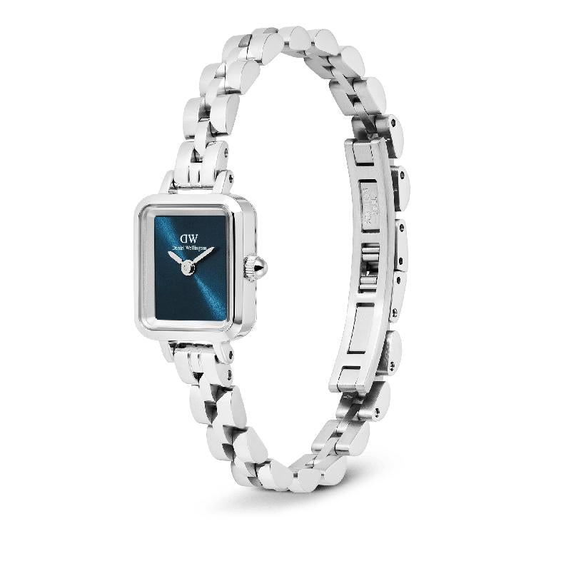 Daniel Wellington Quadro Mini Arch 3-Link Arctic Sunray Silver Watch
