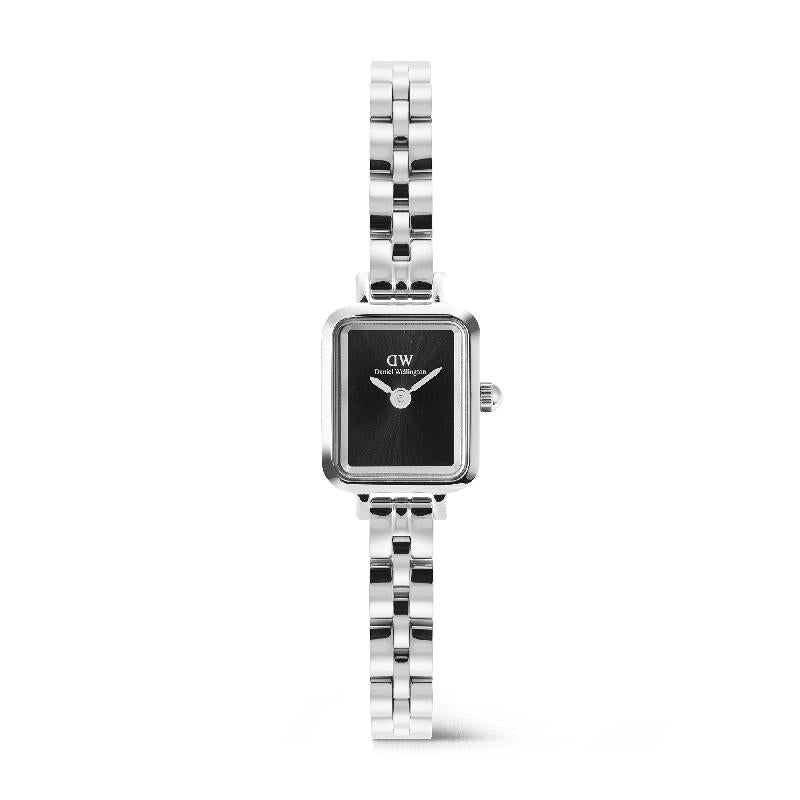 Daniel Wellington Quadro Mini Arch 3‑Link Silver Watch