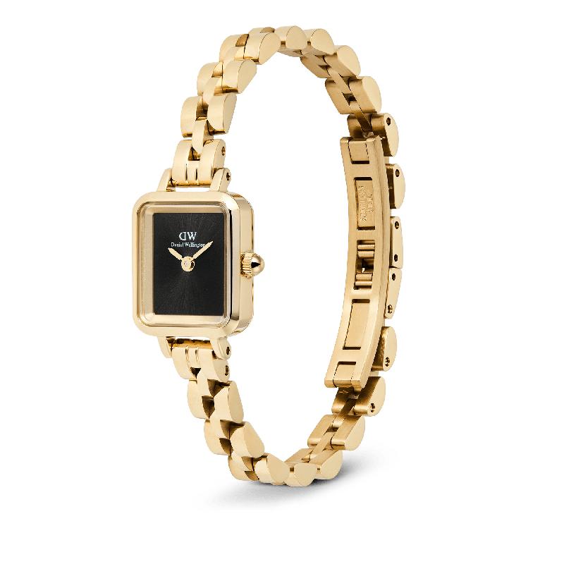 Daniel Wellington Quadro Mini Arch Gold Sunray Dial Watch