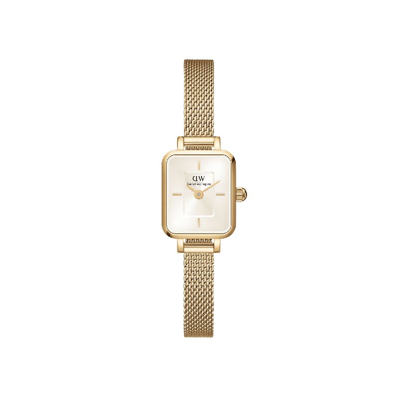 Daniel Wellington Quadro Mini Evergold Champagne Watch 15.4x18.2mm