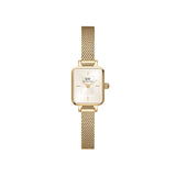 Daniel Wellington Quadro Mini Evergold Champagne Watch 15.4x18.2mm