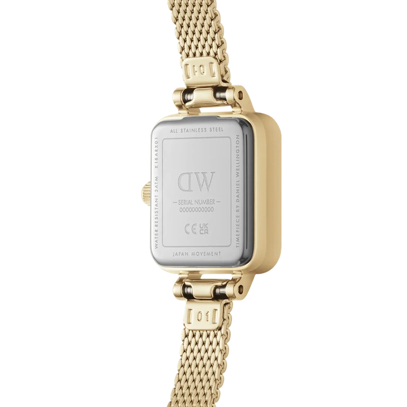 Daniel Wellington Quadro Mini Evergold Emerald Watch 15.4x18.2mm