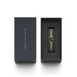 Daniel Wellington Quadro Mini Evergold Emerald Watch 15.4x18.2mm