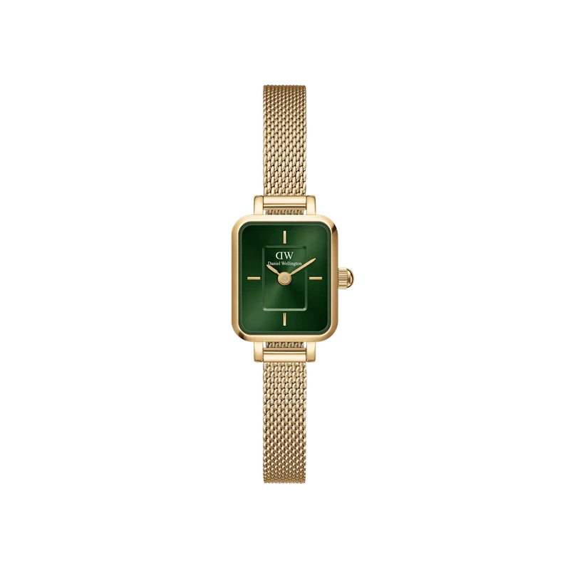 Daniel Wellington Quadro Mini Evergold Emerald Watch 15.4x18.2mm