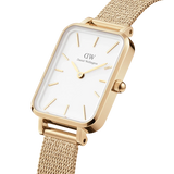 Daniel Wellington Quadro Pressed Evergold Gold Watch 20x26mm