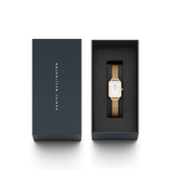 Daniel Wellington Quadro Pressed Evergold Gold Watch 20x26mm