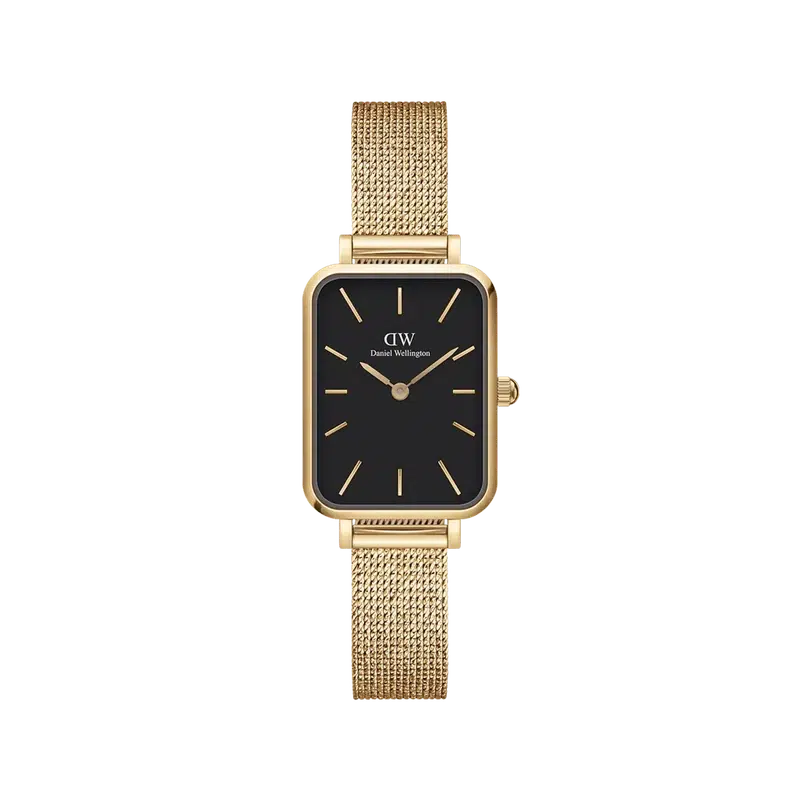 Daniel Wellington Quadro Pressed Evergold Gold Watch 20x26mm
