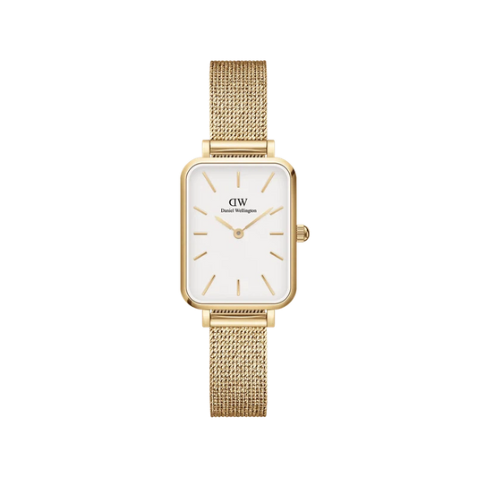 Daniel Wellington Quadro Pressed Evergold Gold Watch 20x26mm