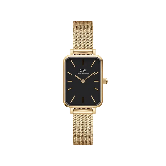 Daniel Wellington Quadro Pressed Evergold Gold Watch 20x26mm