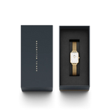 Daniel Wellington Quadro Pressed Evergold Watch 20x26mm