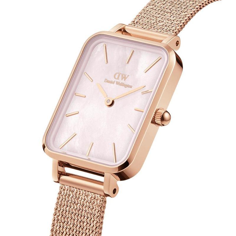 Daniel Wellington Quadro Pressed Melrose Rose Gold Watch