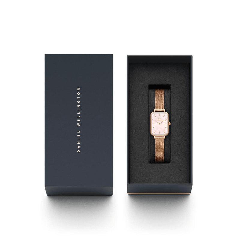 Daniel Wellington Quadro Pressed Melrose Rose Gold Watch