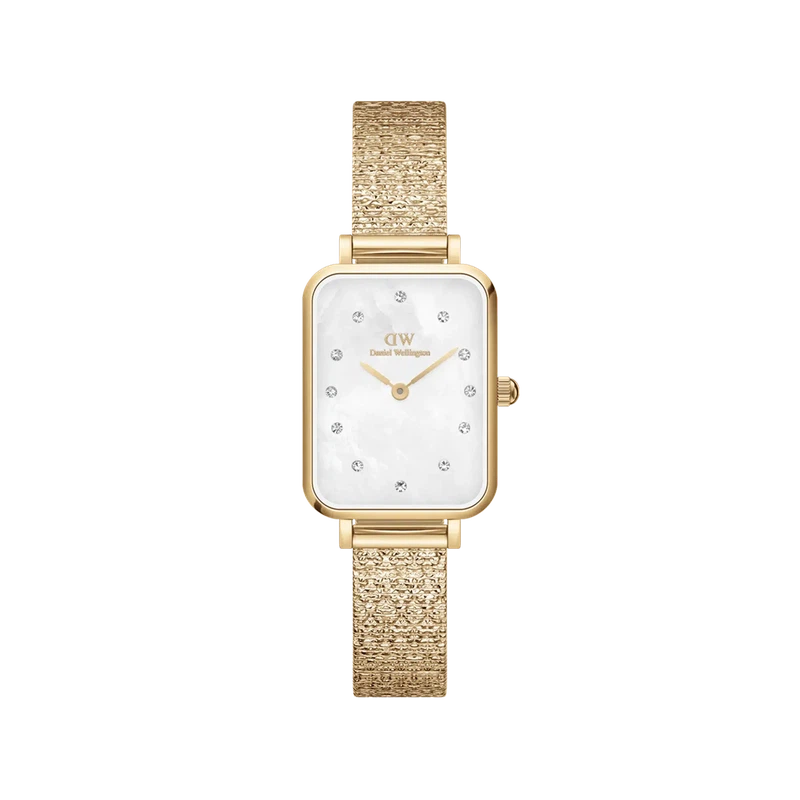 Daniel Wellington Quadro Pressed Piano Gold Watch 20x26mm