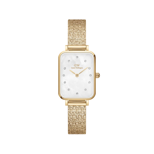 Daniel Wellington Quadro Pressed Piano Gold Watch 20x26mm