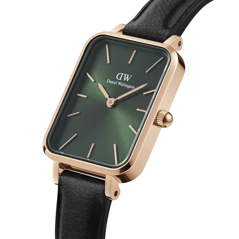 Daniel Wellington Quadro Pressed Sheffield Emerald Rose Gold