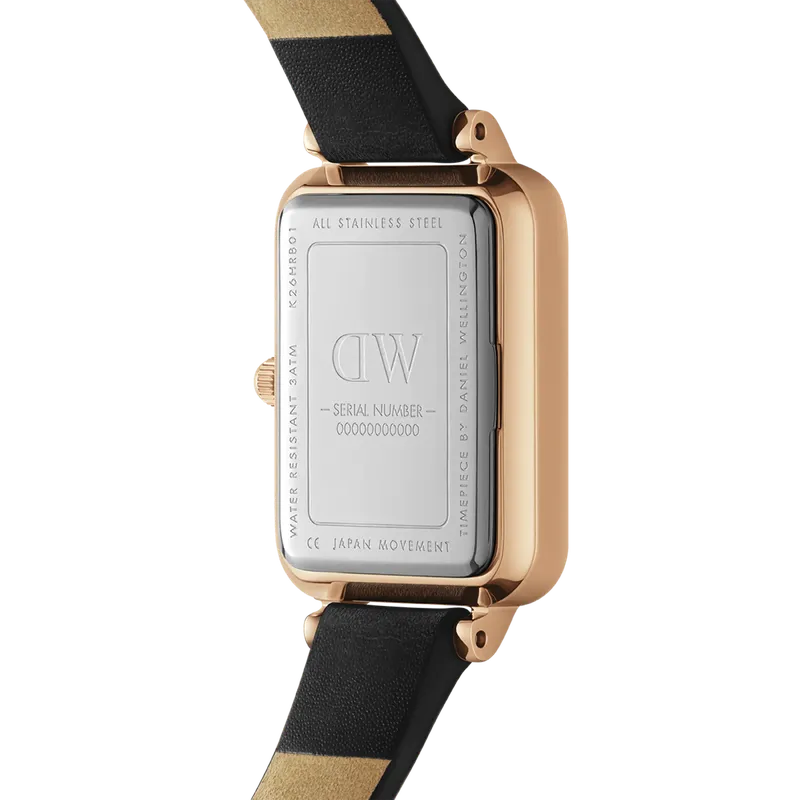 Daniel Wellington Quadro Pressed Sheffield Emerald Rose Gold