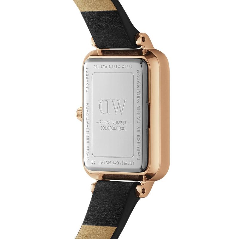 Daniel Wellington Quadro Pressed Sheffield Gents Leather Rose Gold