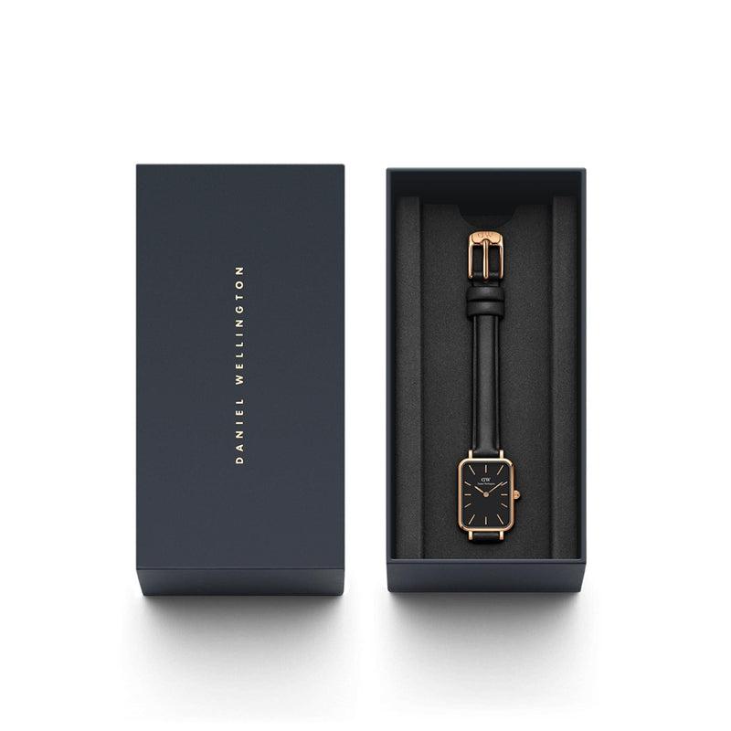 Daniel Wellington Quadro Pressed Sheffield Gents Leather Rose Gold
