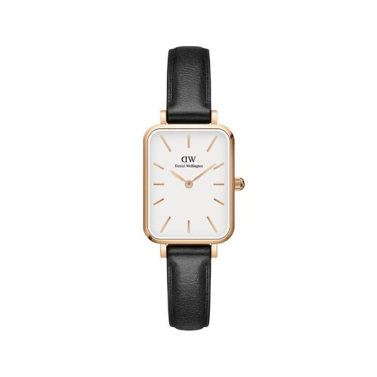 Daniel Wellington Quadro Pressed Sheffield Leather Rose Gold 20x26mm