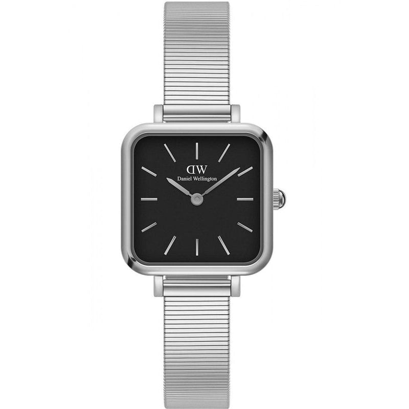 Daniel Wellington Quadro Studio Silver Black dial Watch