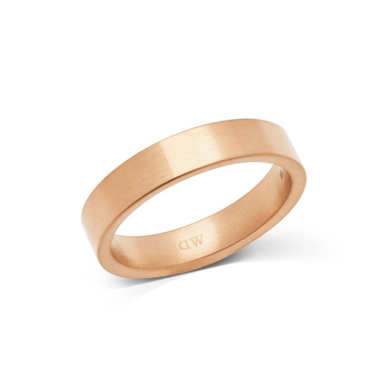 Daniel Wellington Rose Gold Line Brushed Ring