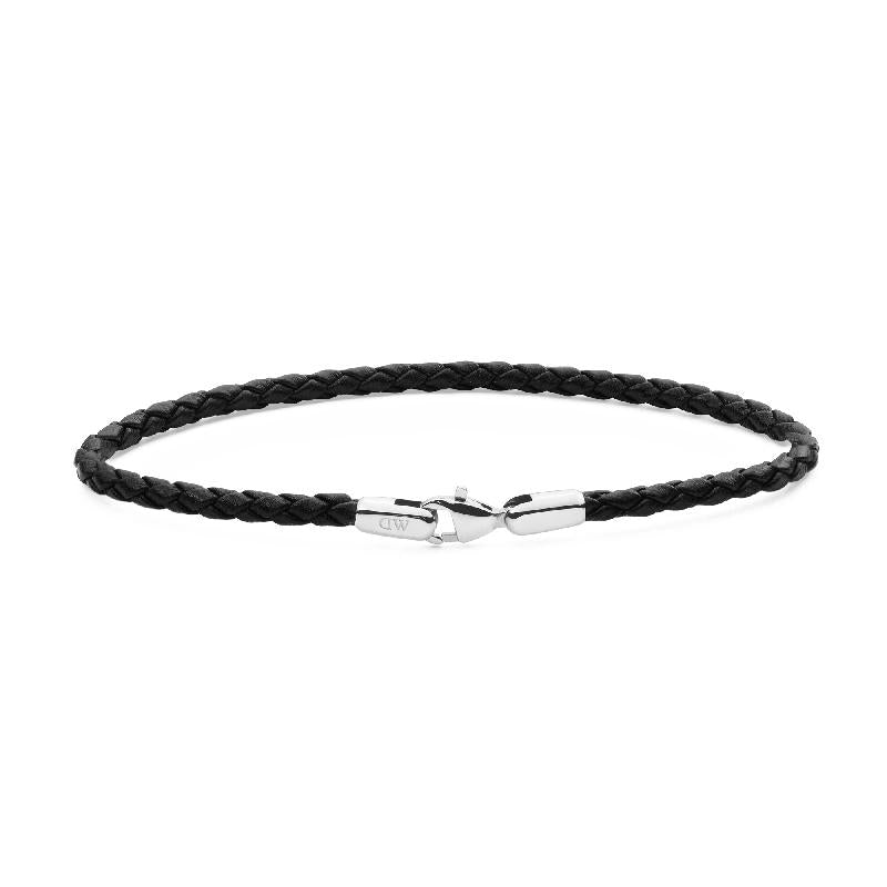 Daniel Wellington Silver Daniel Wellington Braided Leather Bracelet