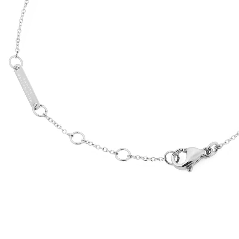 Daniel Wellington Silver Mirelle Infinity Bracelet with White Stones