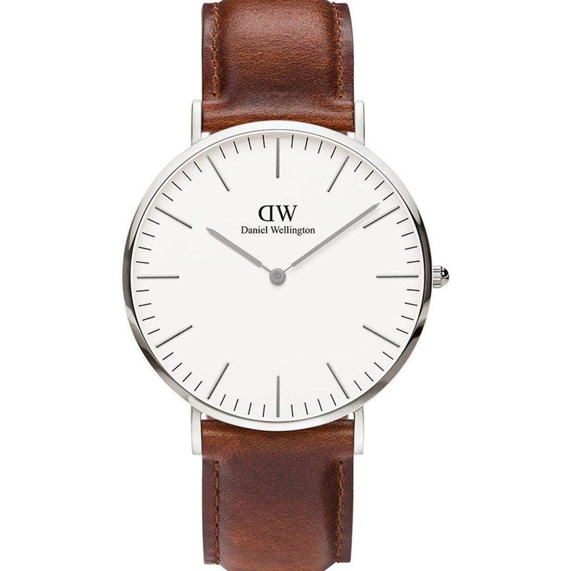 Daniel Wellington St Mawes Silver Classic Watch 40mm