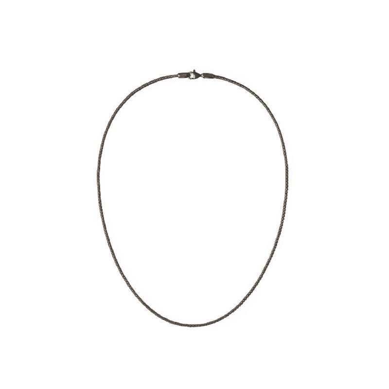 Daniel Wellington Tide Mesh Necklace Graphite