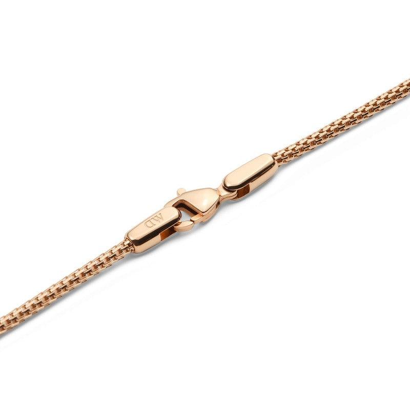 Daniel Wellington Tide Mesh Necklace Rose Gold