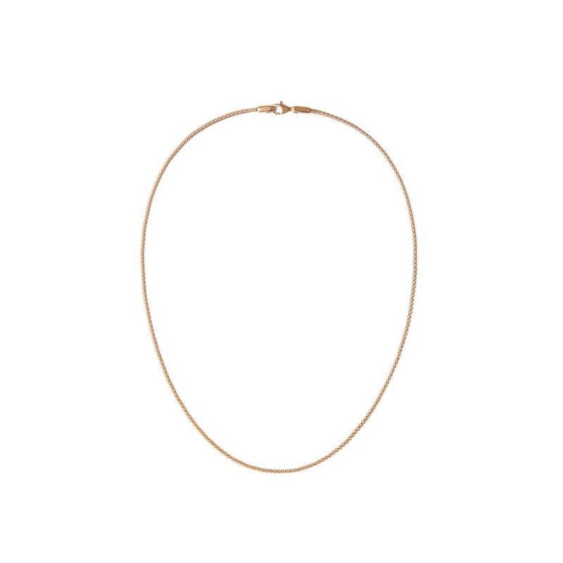 Daniel Wellington Tide Mesh Necklace Rose Gold