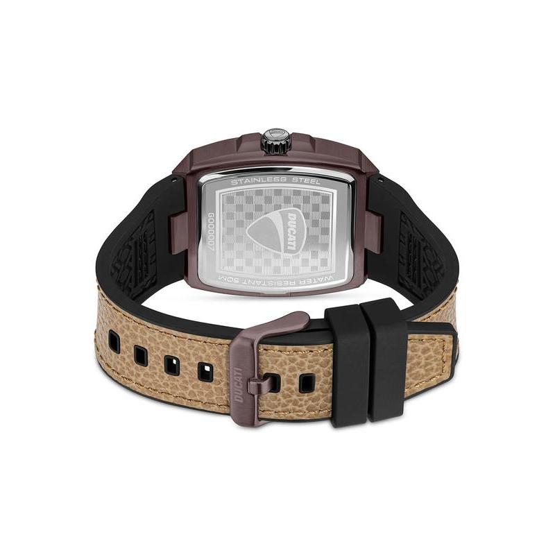 Ducati Analog Beige Dial Multifunction Men's Watch