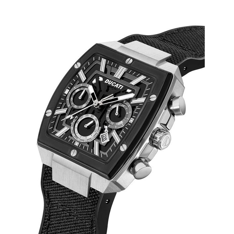 Ducati Black Dial Analog Men's Watch