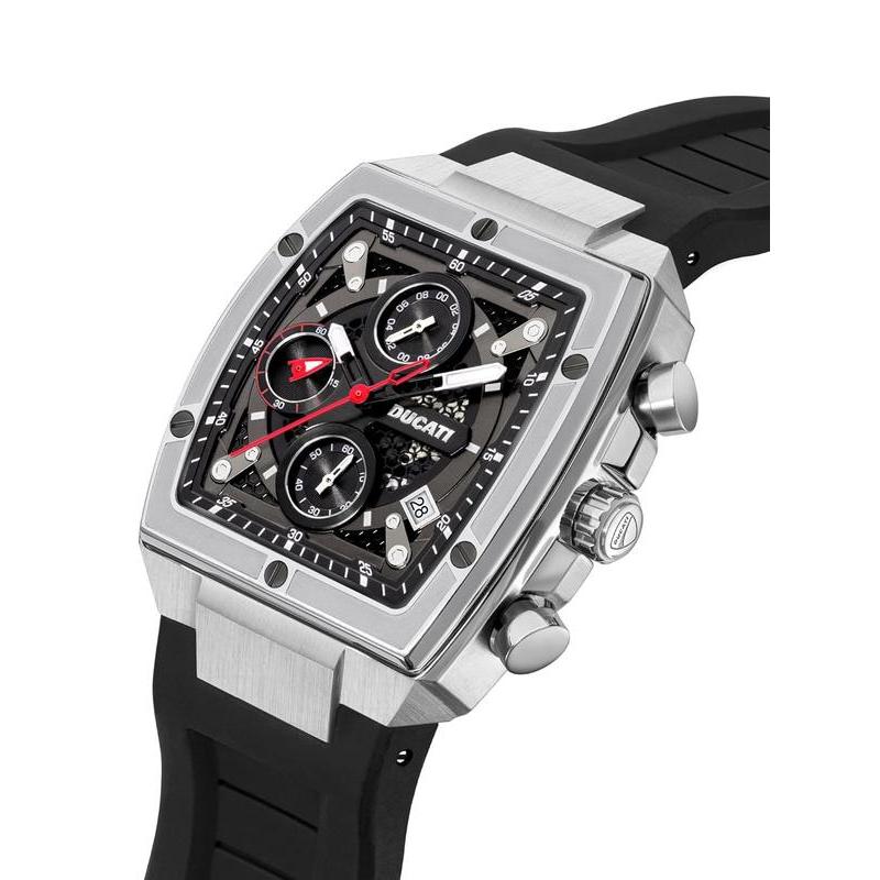 Ducati Black Dial Chronograph Men's Watch