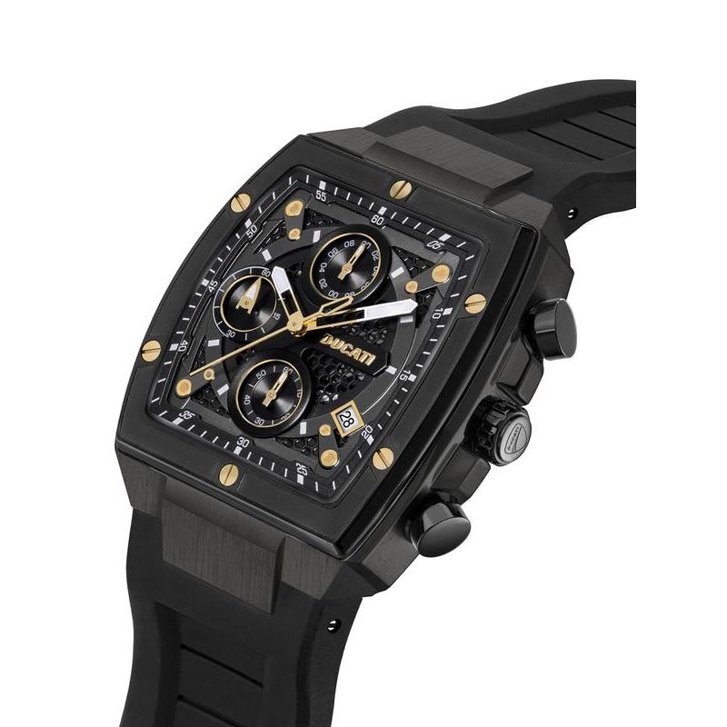Ducati Black Dial Chronograph Men's Watch