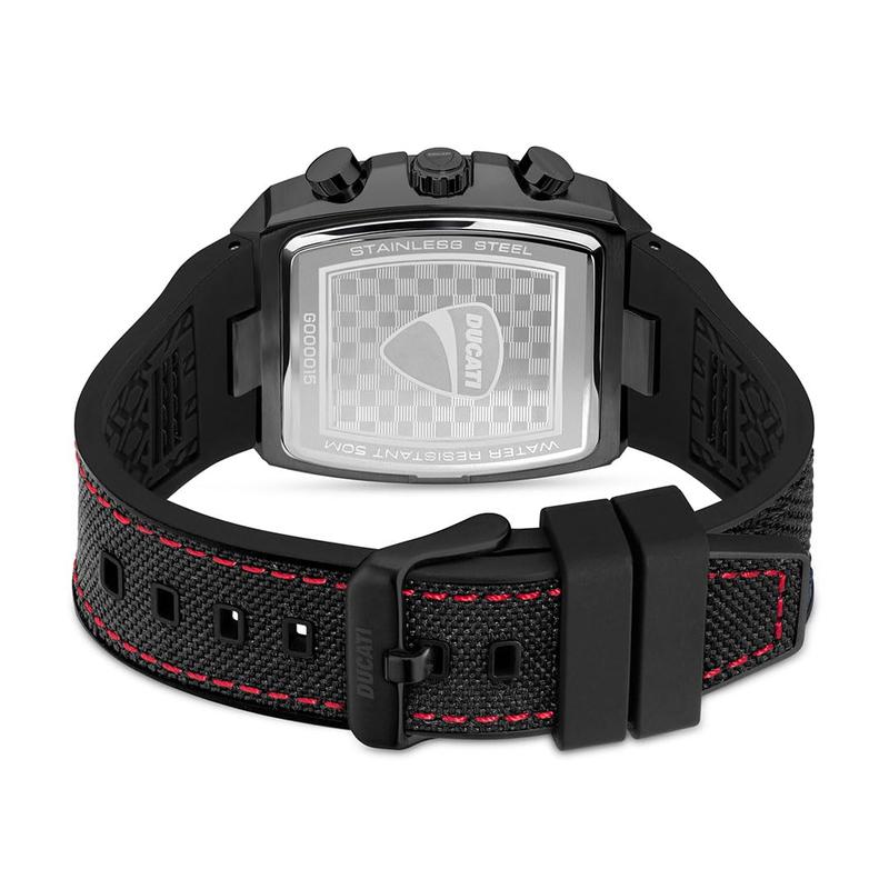 Ducati Black Dial Chronograph Men's Watch