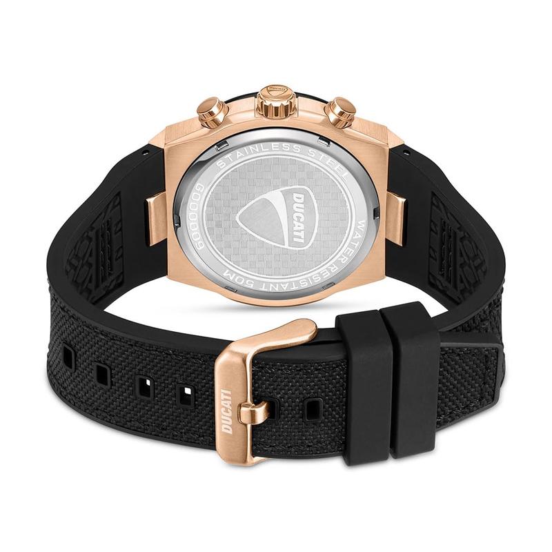 Ducati Black Dial Chronograph Men's Watch